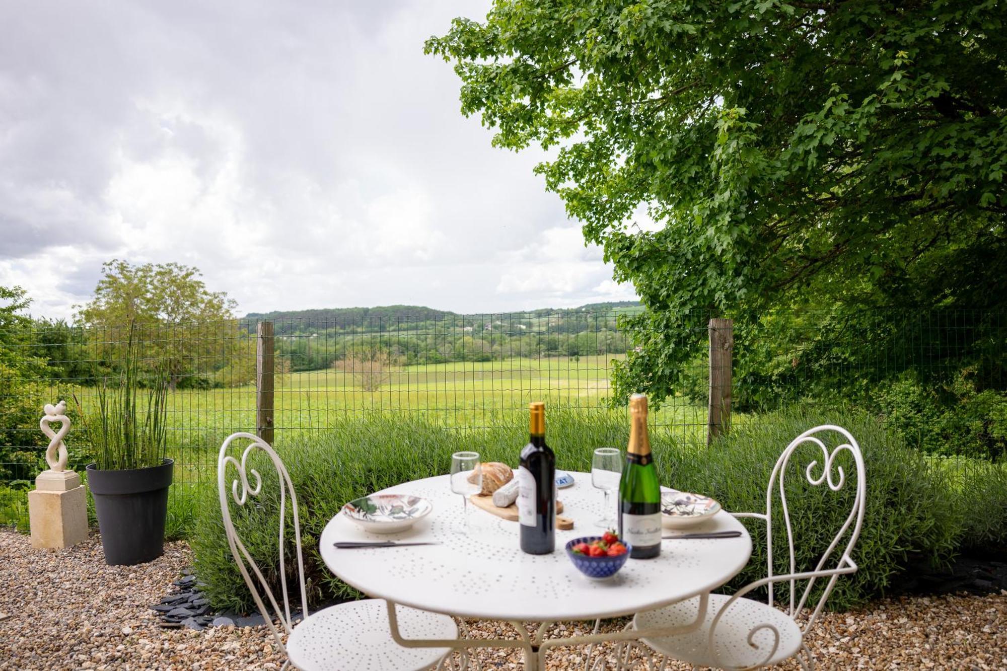 Spa Nordique Avec Vue Sur La Campagne Saint-Paul-Lizonne 외부 사진